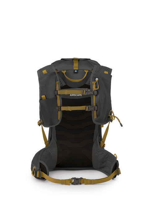 Osprey Talon Velocity 20 Backpack, Dark Charcoal/Tumbleweed Yellow
