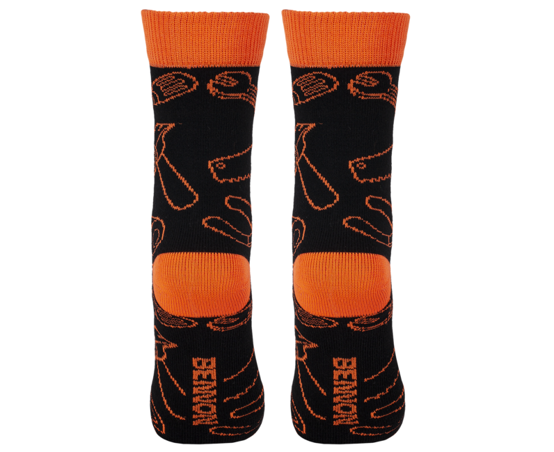 BENNON BENNONKY-socken, schwarz/orange