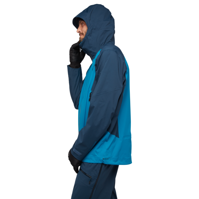 Black Diamond Recon Lt Stretch Shell Μπουφάν Σκι Ανδρικό, kingfisher-indigo