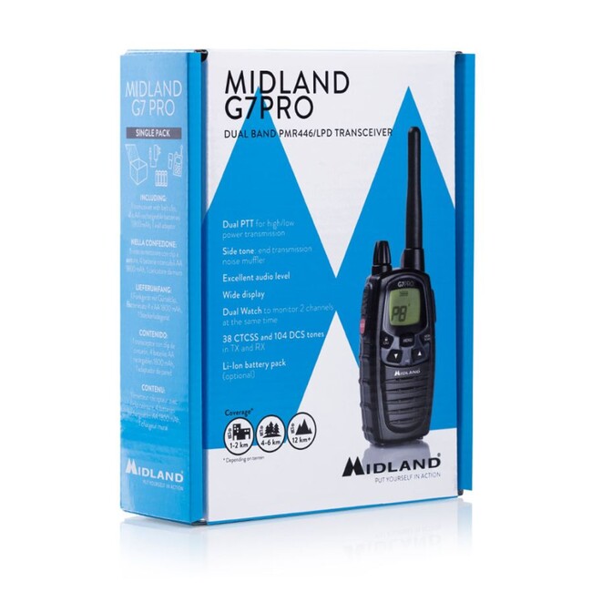 Midland G7 Pro Transceiver, Black