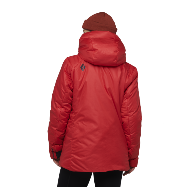 Black Diamond Belay damen-Parka, korallenrot