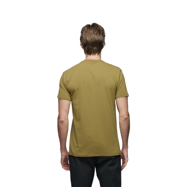 Black Diamond Bd Stripe herren kurzarm-T-shirt, dunkel curry-amber