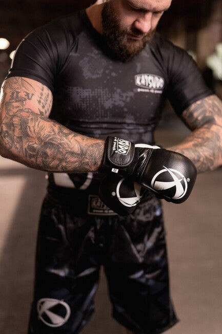 Katsudo Revenge MMA-handschuhe, schwarz-weiß