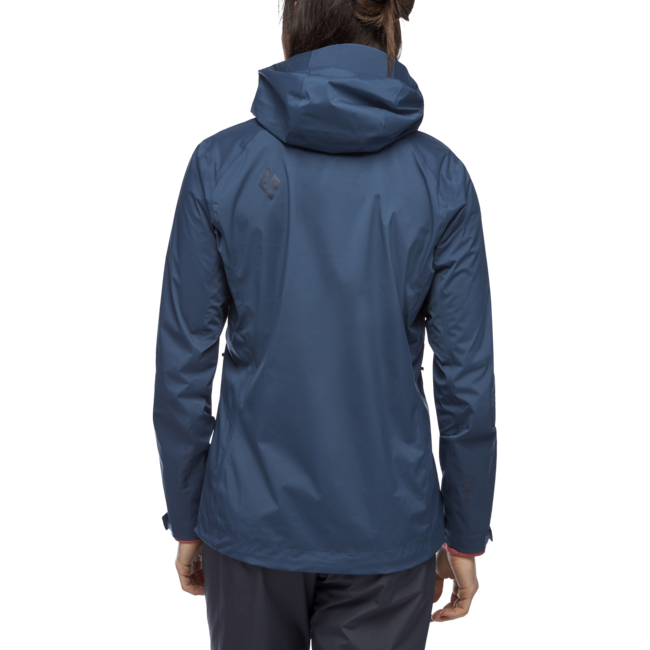 Black Diamond Women's Stormline Stretch Rain Shell, Ink Blue