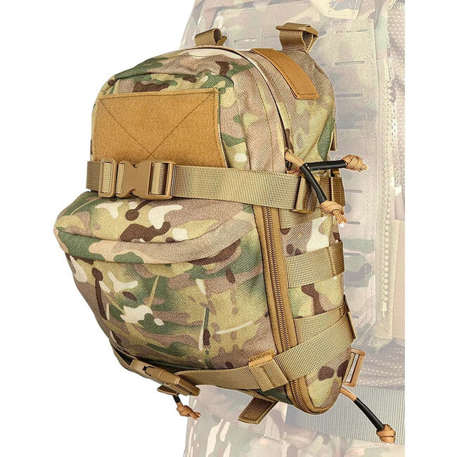 DRAGOWA Tactical Legion Tactical Water Bottle Carrier for Tactical Vest, CP Black