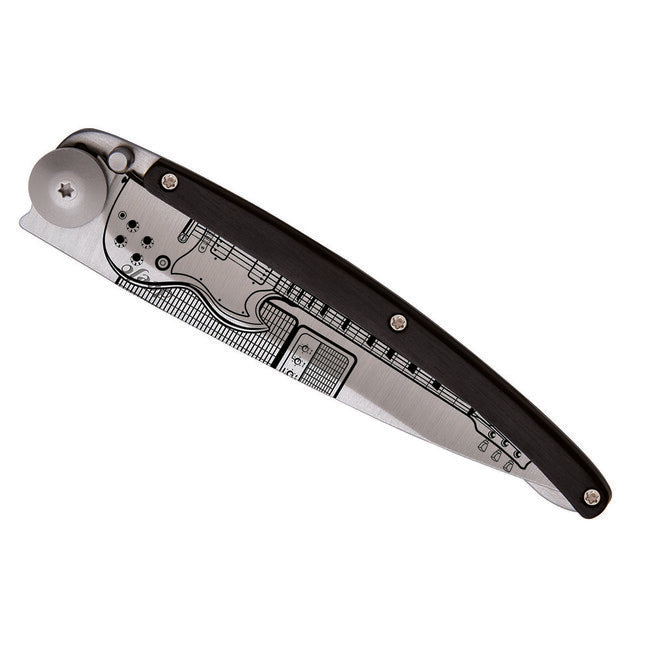 Deejo Tattoo Rock´n Roll Folding Knife, Wood