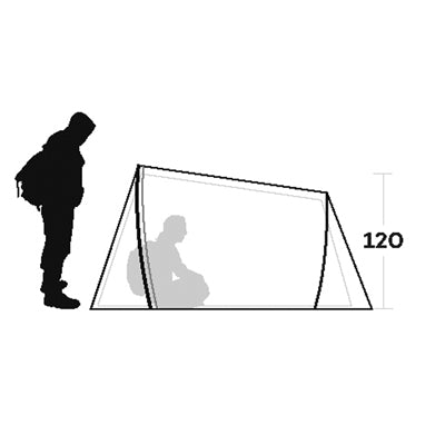 Ferrino Lightent Pro Σκηνή για 3 Άτομα, Λαδί