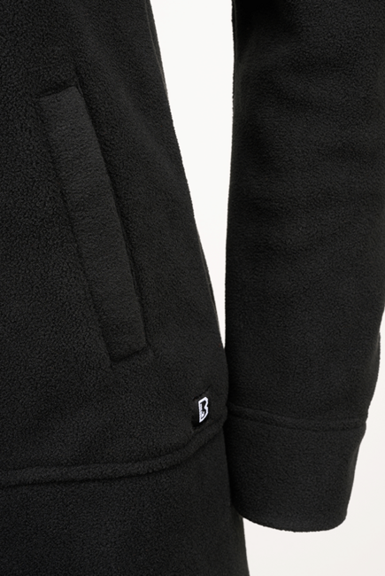 Brandit Square Fleece Μπουφάν Γυναικείο, Μαύρο