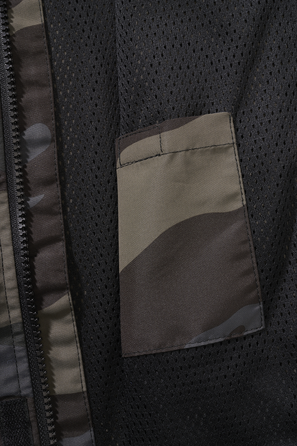 Brandit Summer Frontzip Windbreaker Μπουφάν Παιδική, darkcamo