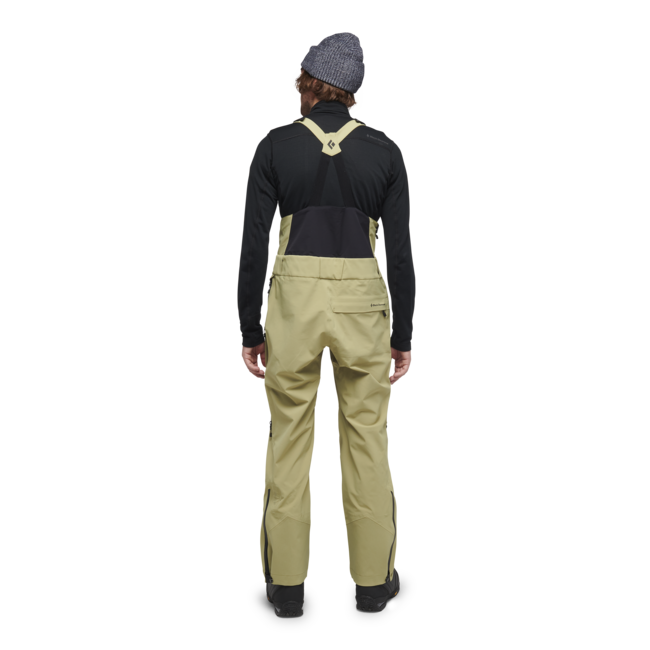 Black Diamond Recon Stretch Bibs Παντελόνι ανδρικό με τράκες, σκούρο πράσινο