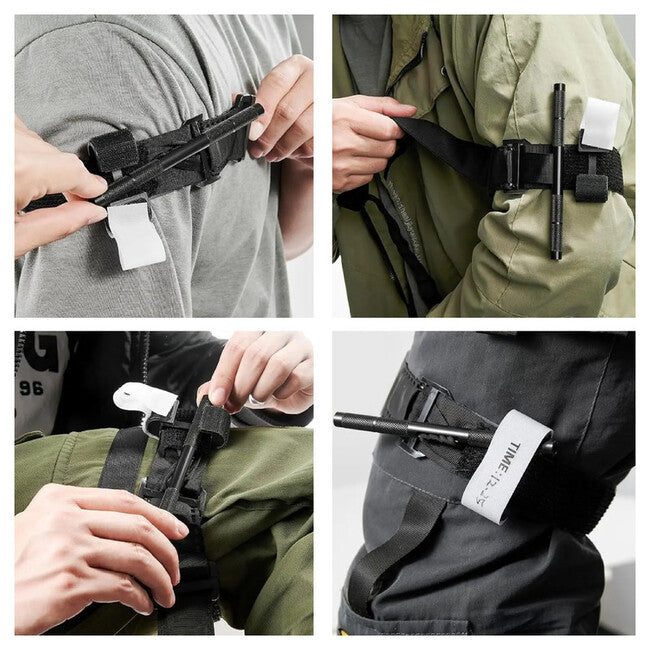 DRAGOWA Tactical Flex Plus Τουρνικέ Έλξης, Μαύρο