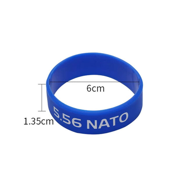 Leguon Volt 5,56 mm Gummiband zur Markierung des Magazins , schwarz-rot