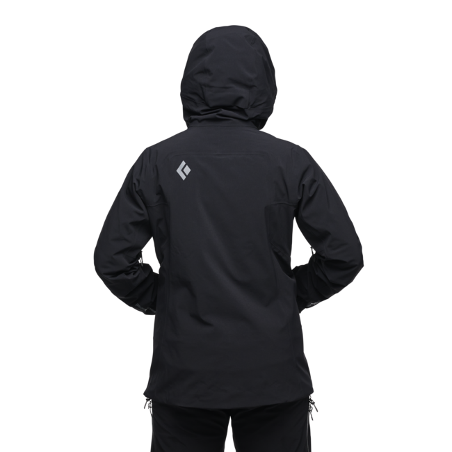 Black Diamond Recon Insulated Shell αδιάβροχο μπουφάν γυναικείο, μαύρο