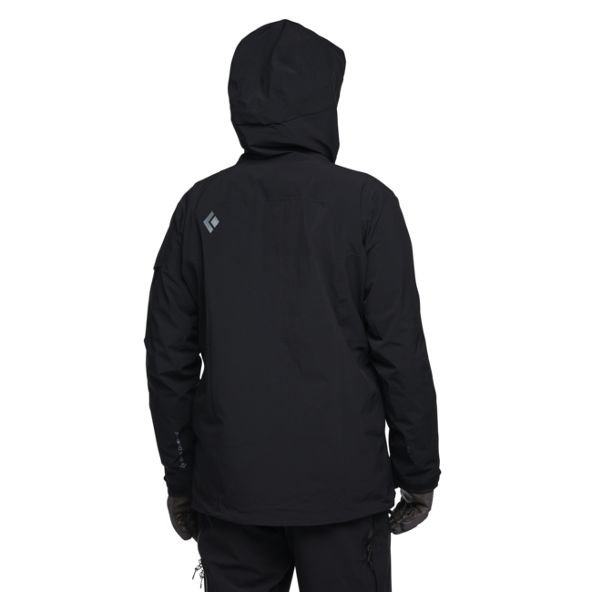 Black Diamond Recon Insulated Shell αδιάβροχο μπουφάν ανδρικό, μαύρο