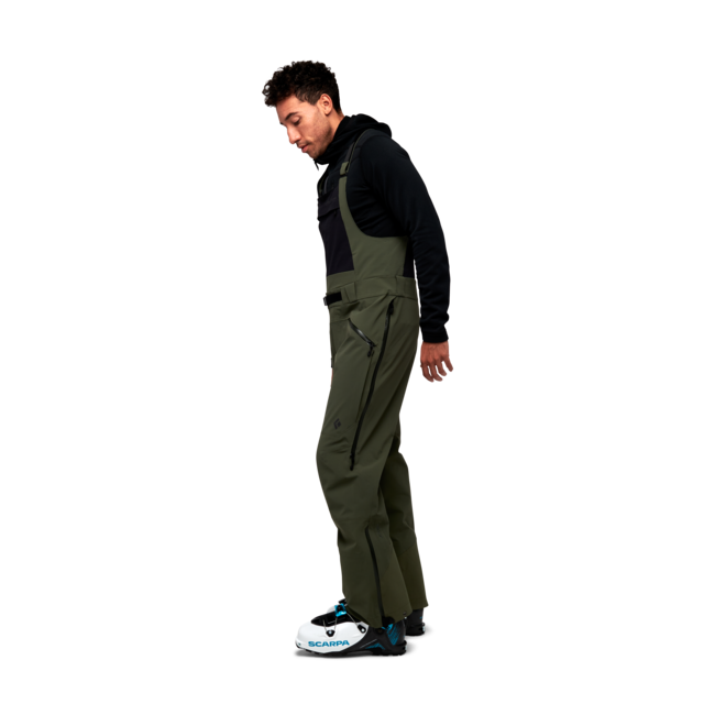 Black Diamond Recon Stretch Bibs Men's Bib Pants, Tundra