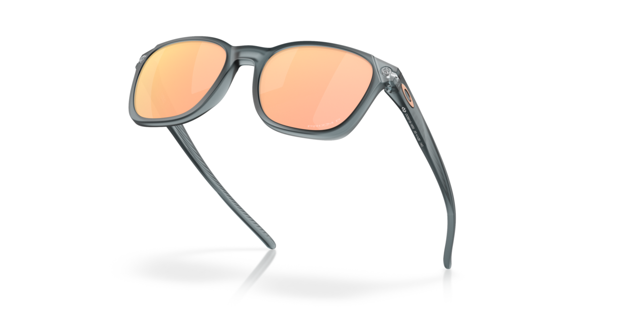 Oakley Ojector Sunglasses, Matte Crystal Black Frame, Prizm Rose Gold Polar Lenses, 55