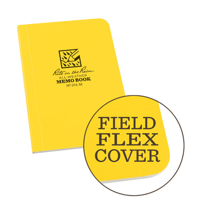 Rite in the Rain Field-Flex All-Weather Notebook, Yellow, No. 374-M