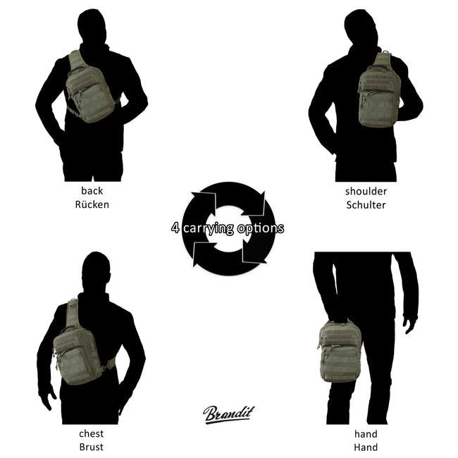 Brandit US Cooper Schultertasche, oliv