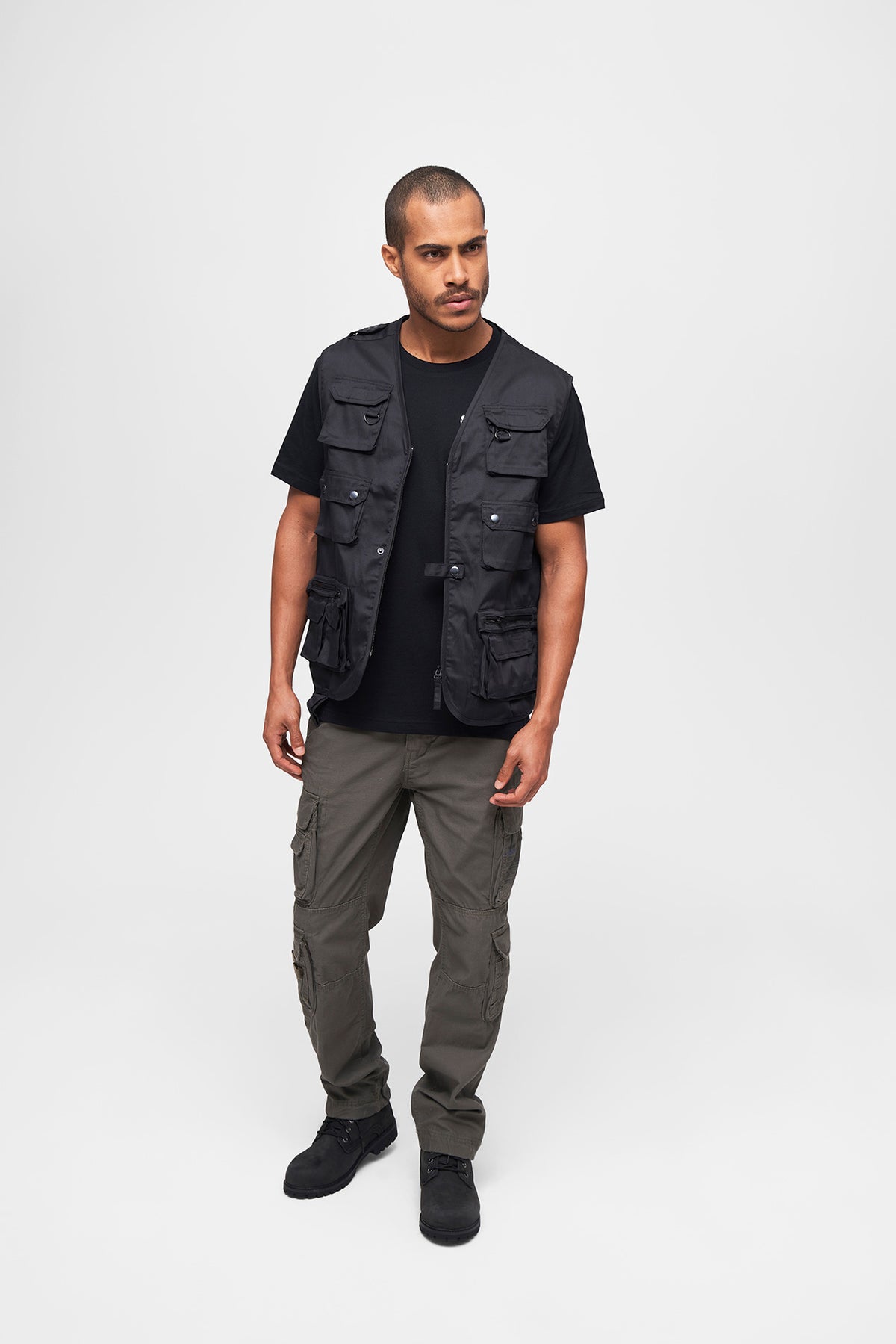 Brandit lovecká vesta, čierna