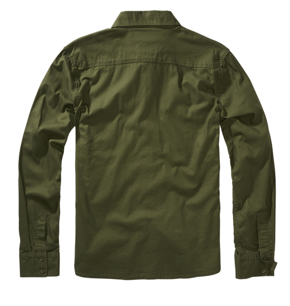 Brandit Flanellshirt hemd, oliv