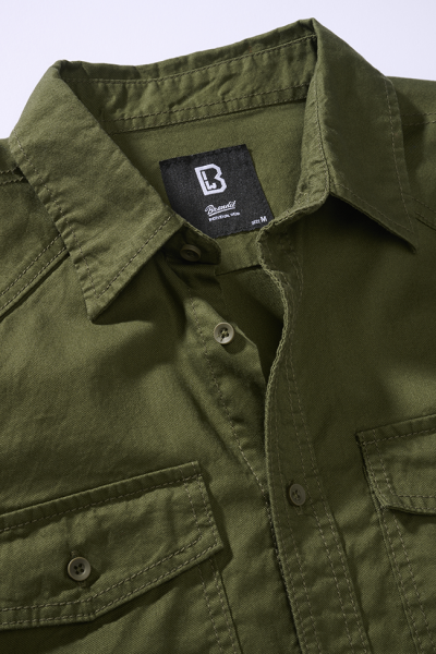 Brandit Flanellshirt Φlanelένια Πουκάμισο, λαδί