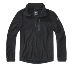 Brandit Troyer Fleece-Jacke, schwarz
