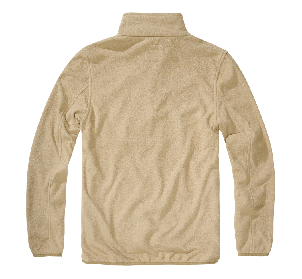 Brandit Fleece Troyer bunda, camel