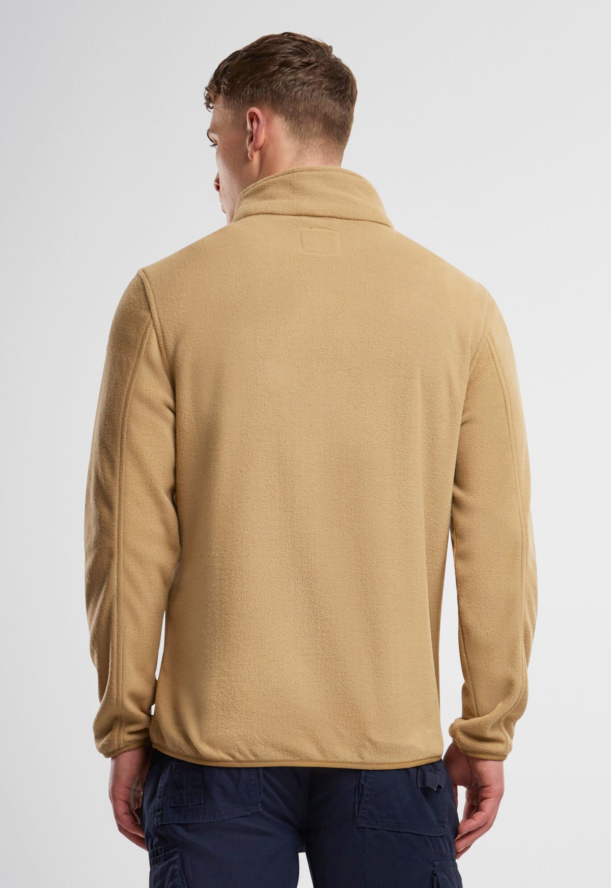 Brandit Fleece Troyer bunda, camel