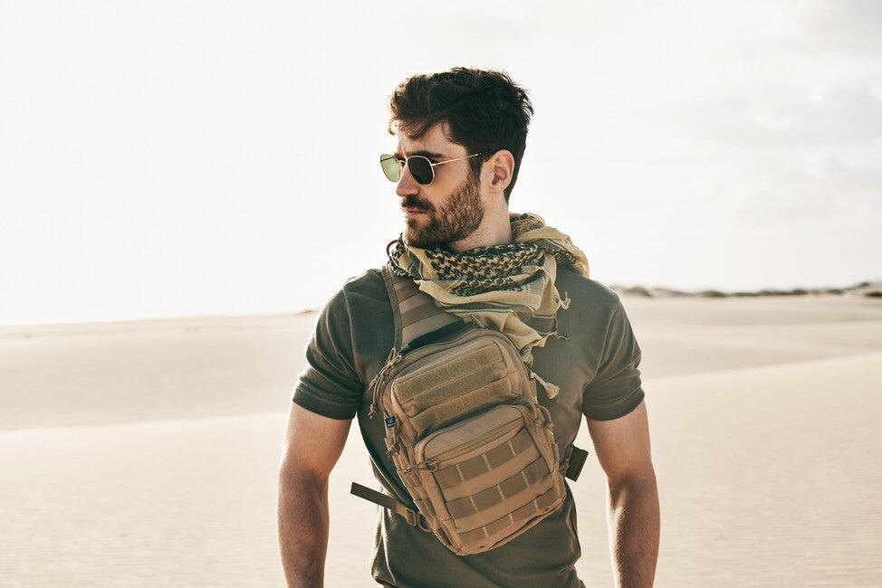 Brandit US Cooper Τσάντα Ώμου, darkcamo