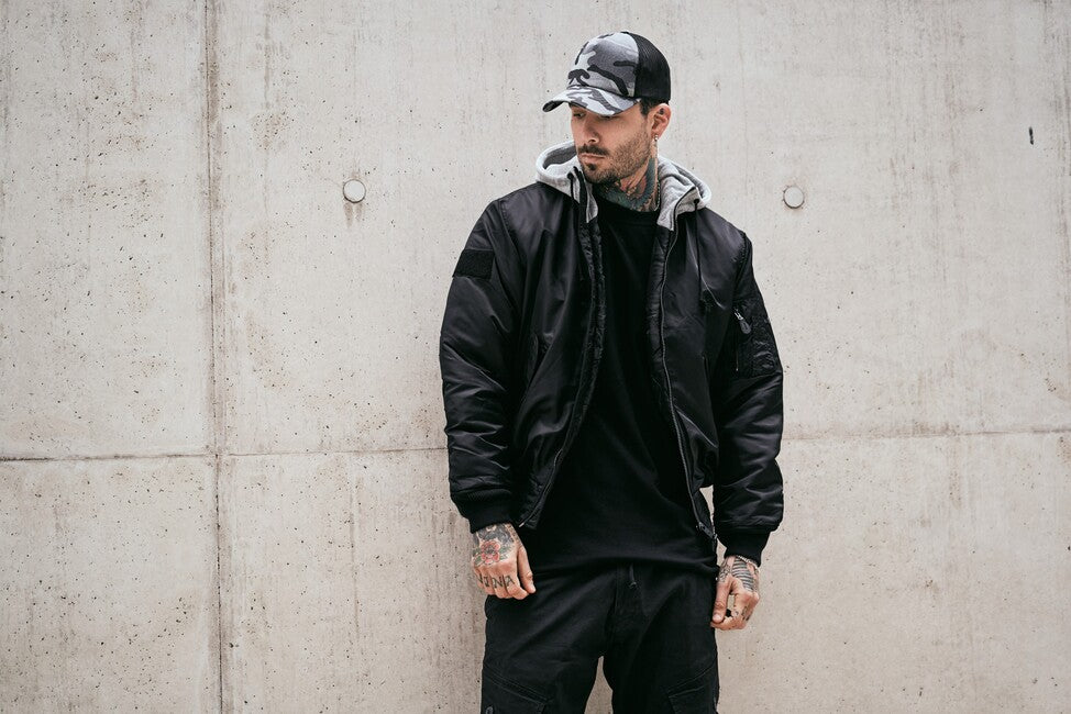 Brandit MA1 Hooded Bomber Jacket