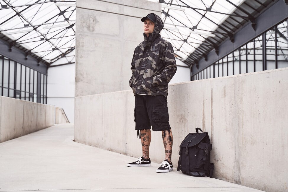 Brandit Windbreaker Frontzip-Jacke, woodland