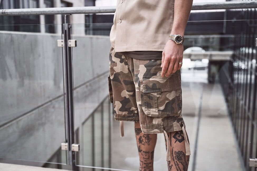 Brandit Urban Legend shorts, Flecktarn