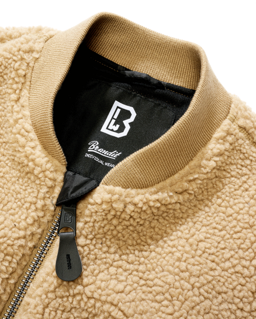 Brandit MA1 Sherpa Jacket, Camel