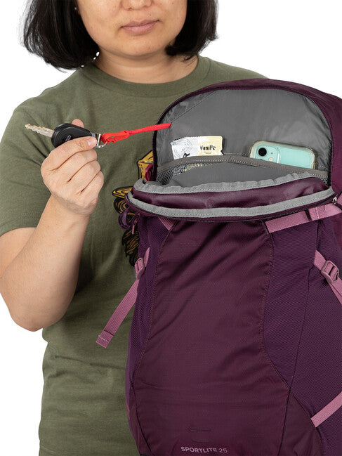 OSPREY SPORTLITE 25 Σακίδιο Πλάτης Τουρισμού, Μωβ Melanzani