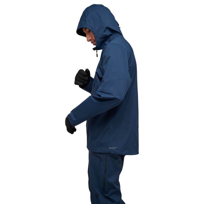 Black Diamond Recon Lt Stretch Shell Μπουφάν Σκι Ανδρικό, Ινδικό Μπλε