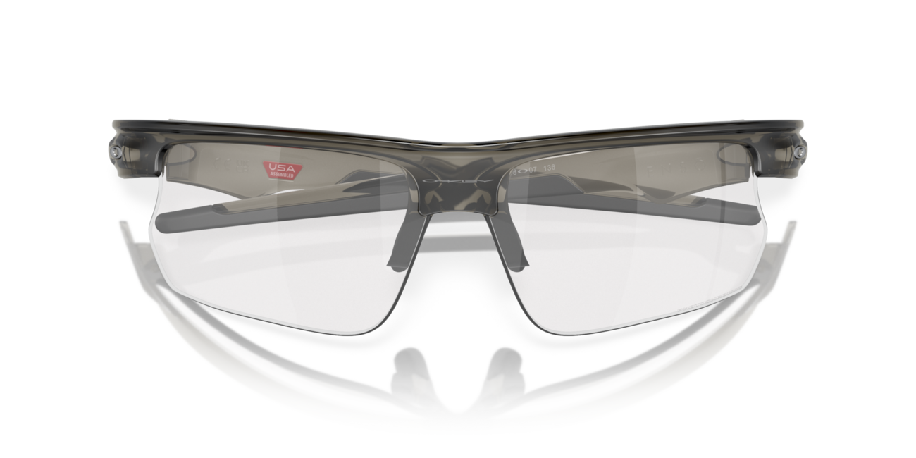 Oakley BISPHAERA Fotochrome Brille mit Rahmen Grey Smoke und mit Dias Photochromic 68