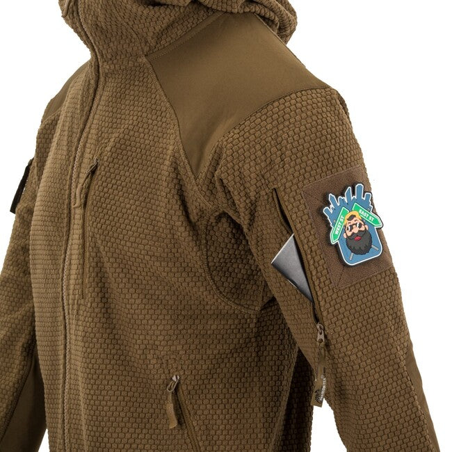 Helikon-Tex Alpha Hoodie flisasti pulover, olivno zelena