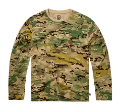 Brandit Premium langarm-T-shirt, taktisches tarnmuster