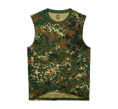 Brandit Ärmelloses T-shirt, Flecktarn