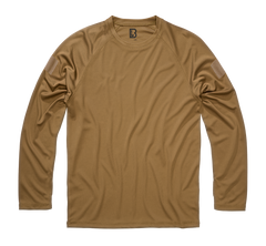 Brandit Quick Dry Herren-Langarmshirt schnelltrocknend, camel