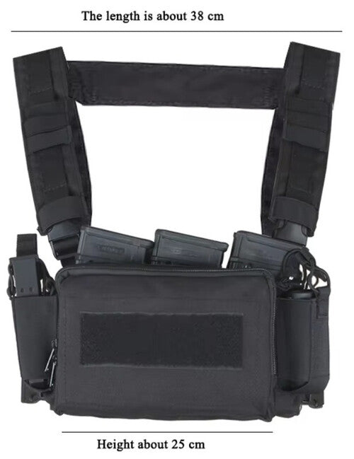 DRAGOWA TACTICAL Zero Leichte taktische Weste, CP schwarz