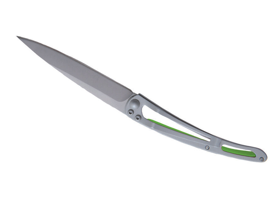 Deejo Folding Knife, Green
