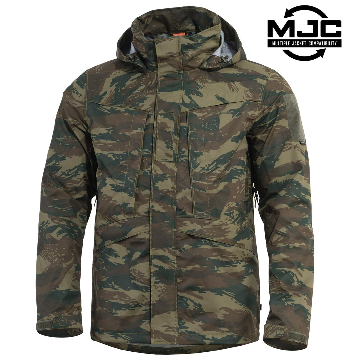Pentagon Hurricane Herren Winterjacke, camo GRCamo