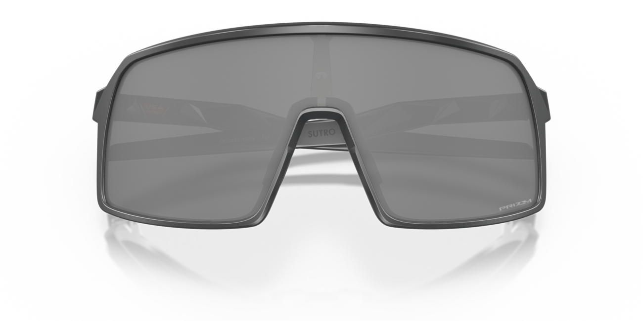 Oakley Sutro S Sunglasses, Hi Res Matte Carbon Frame, Prizm Black Lenses