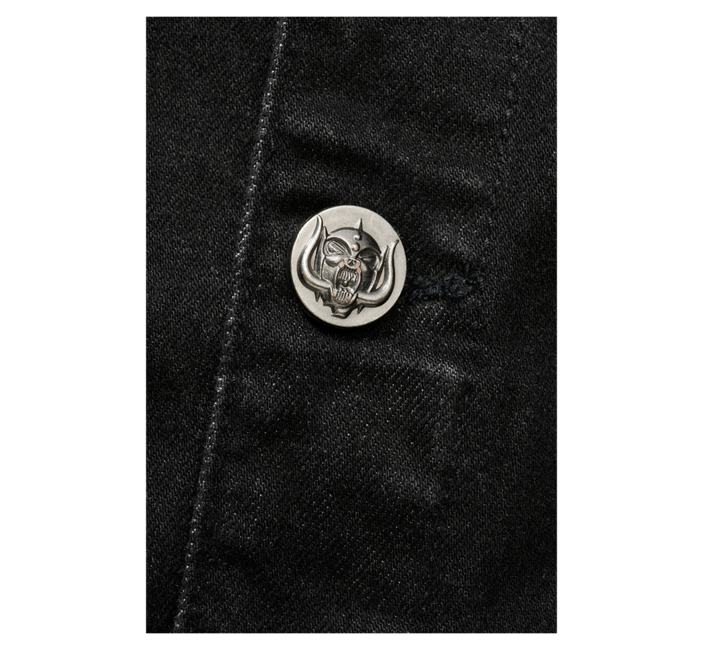 Brandit Motörhead Cradock Denim Jacket, Black