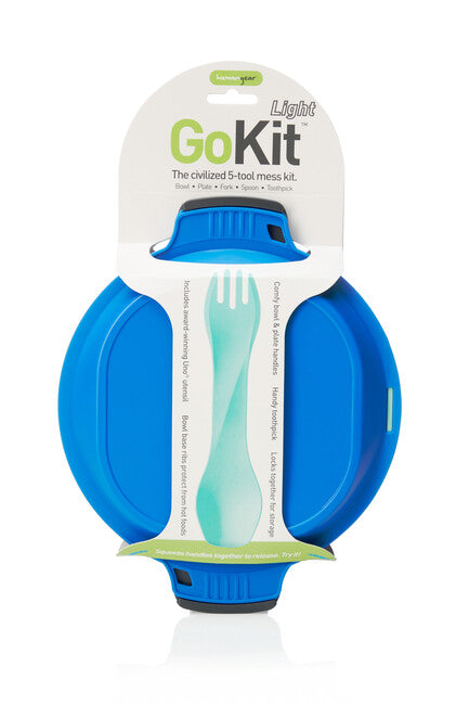 Humangear GoKit Lunch Box, Charcoal-Blue Basic