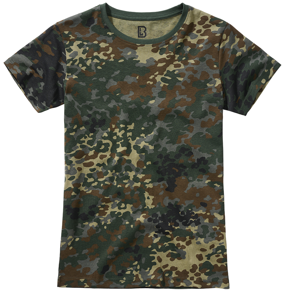 Brandit dámske tričko, flecktarn
