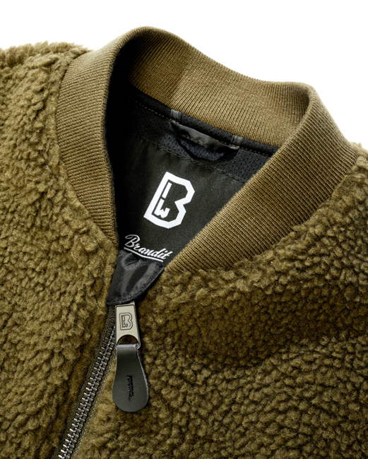 Brandit MA1 Sherpa Jacket, Olive