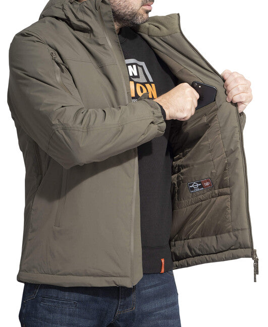 Pentagon Hoplite Men's Parka Winter Jacket, Black