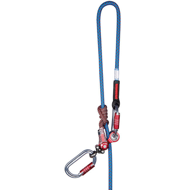 Camp Gyro Lanyard Single positionierungsstamm mit gyro-drehscheibe und hilfszugrolle für baumpfleger und professionelle retter + 2 × 2125 3,5 m